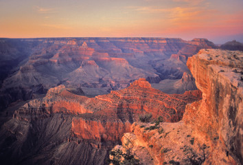 Fototapeta na wymiar grand canyon sunset