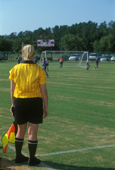 soccer referee / official