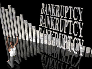 bankruptcy, failing business, outcry.
