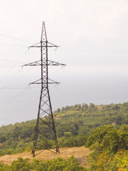Obraz premium power transmission tower