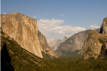 tunnel view in yosemite