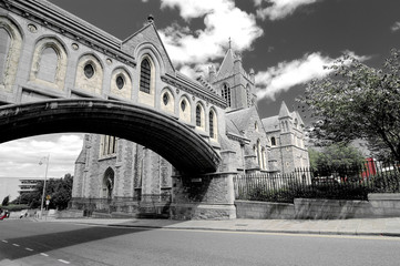 digital alteration b&w