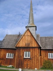 Fototapeta na wymiar old norwegian church