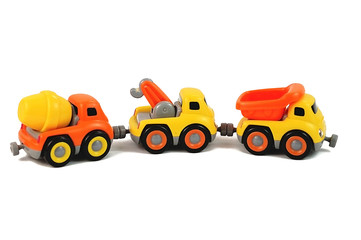 little construction site cars