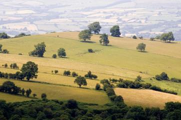Fototapeta na wymiar Ewangelia przejść Czarnej Góry, Powys, Mid Wales