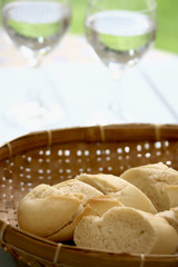 basket of crust and freshness