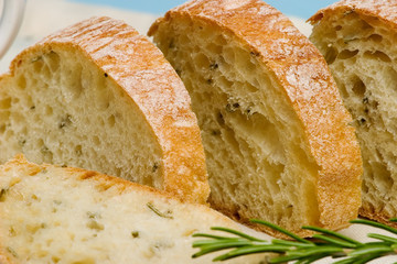 ciabatta bread with rosemary