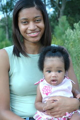 mother and daughter