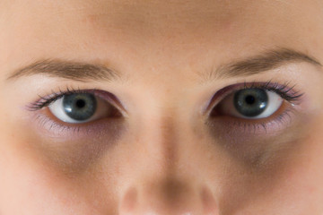 Obraz premium part of the face close up