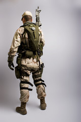 desert storm soldier in the army