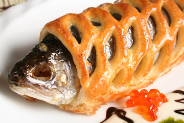 fish with bread