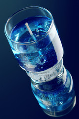 blue candle