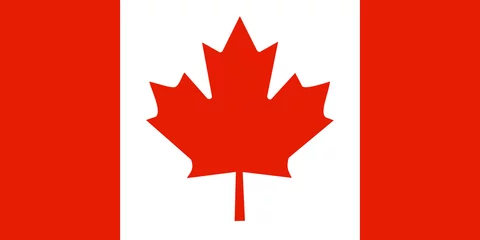 Fotobehang canada flag kanada fahne © moonrun