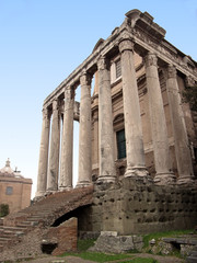 Obraz premium temple in the roman forum