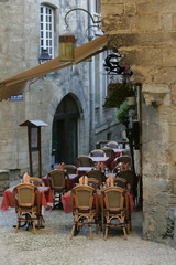 Naklejka premium france restaurant