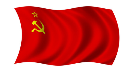 Fototapeta premium soviet union flag fahne