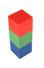 toy cube tower