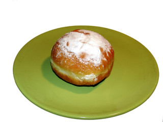 doughnut on the plate