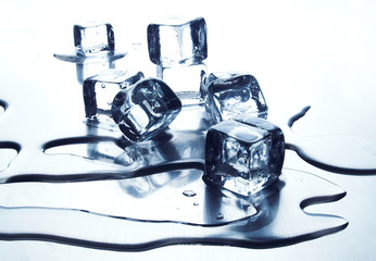 melting ice cube
