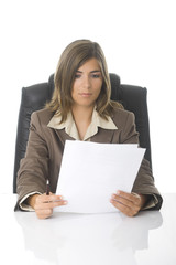 Naklejka premium business woman