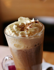 cup of coffee with cream