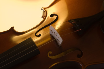 musical instruments: violin close up (2 )