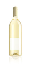 bottle of white wine