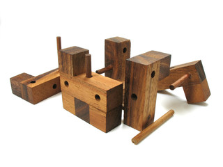 wooden cube puzzle 6