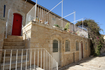 steps to old house in jerusalem