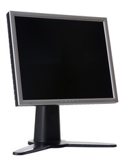 lcd monitor isolated