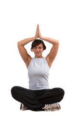 Fototapeta premium yoga girl