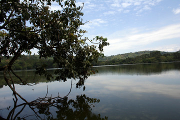 Obraz premium crater lake