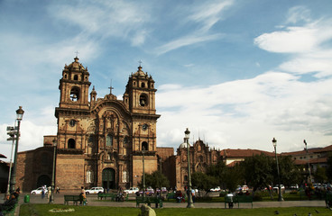 plaze of arms in cuzco,peru