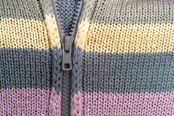 colorful sweater details