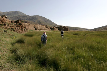 randonn&eacute;e dans le haut atlas - maroc