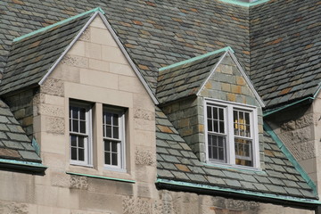 gabled dormer windows