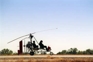 gyrocopter silhouette