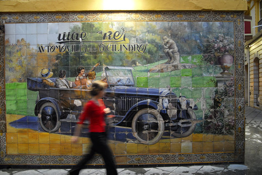 Fototapeta rue pietonne