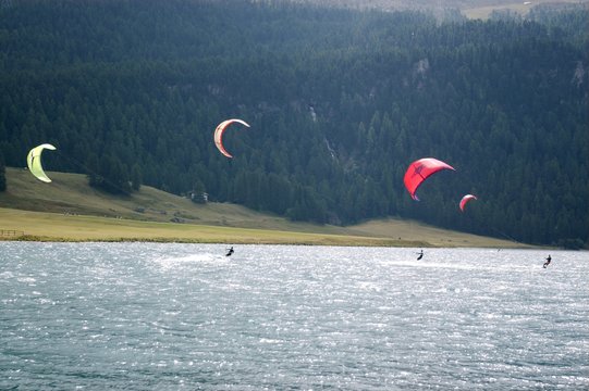 kitesurfers