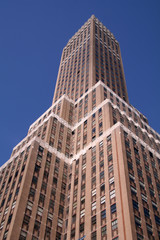 Fototapeta na wymiar new york city building sky scraper