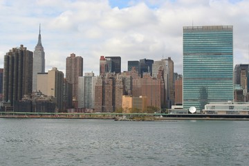 Naklejka premium manhattan skyline