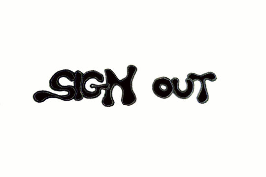 sign out