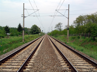 Fototapeta na wymiar train track