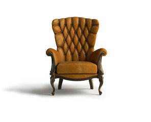 leather  armchair