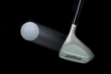 golfball after impact