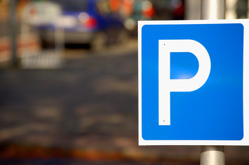 hinweisschild parkplatz