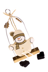 a toy figure of snowman