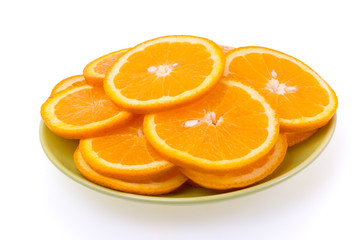 Naklejka na ściany i meble orange fruit