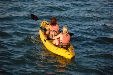 kayaking on biscayne bay