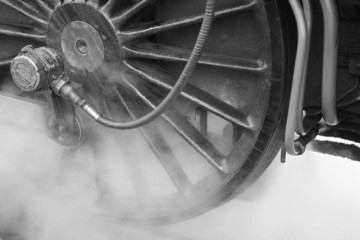 steam train wheel